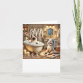 Spa feest voor Siamese Cat Lovers Kaart (Voorkant)