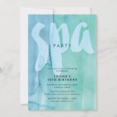 Spa Feestje Kaart (Voorkant)