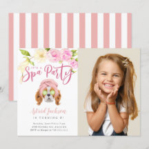 Spa-feestje Kinderverjaardag Foto