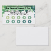 Spa, Fitness, Salon, Nail Salon Loyalty Punch Kaar (Voorkant / Achterkant)