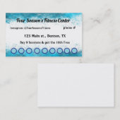 Spa, Fitness, Salon, Nail Salon Loyalty Punch Kaar (Voorkant / Achterkant)