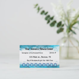 Spa, Fitness, Salon, Nail Salon Loyalty Punch Kaar