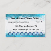 Spa, Fitness, Salon, Nail Salon Loyalty Punch Kaar (Voorkant)