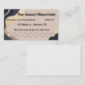 Spa, Fitness, Salon, Nail Salon Loyalty Punch Kaar (Voorkant / Achterkant)