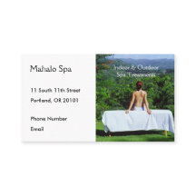 Spa Foto van Outdoor Massage Tafel