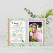 Spa Foto Verjaardagsfeest Relax Pamper Meisjes Uit Kaart (Staand voorkant)