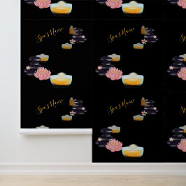 Spa gepersonaliseerde naam behang