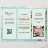 Spa Gezondheidszorg Bedrijfsbrochure Vouw Flyer (Achterkant)