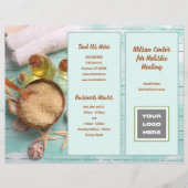 Spa Gezondheidszorg Bedrijfsbrochure Vouw Flyer (Voorkant)