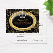 Spa Gift Kaart Spa Elegant Gold Floral Crown (Bureau)