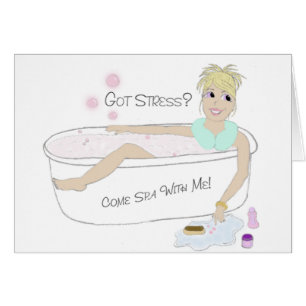 Spa Girl Card