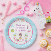 Spa Girls Pamper Birthday Party Papieren Bordje (Feest)