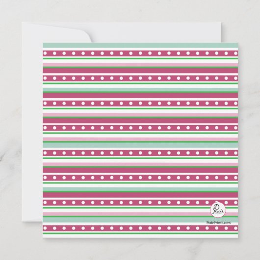 Spa Girls-uitnodiging Kaart (Achterkant)