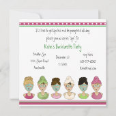 Spa Girls-uitnodiging Kaart (Voorkant)