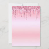 Spa Glitz & Glam Party Meisje Verjaardag Kaart (Achterkant)