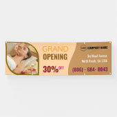 Spa Grand Opening Aangepaste Banner