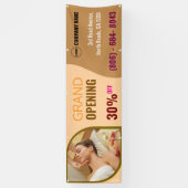 Spa Grand Opening Aangepaste Banner