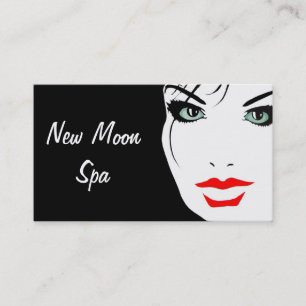 Spa Hair Beauty Salon Cosmetoloog Makeup Artist Visitekaartje