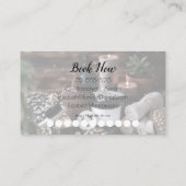 Spa handgeschreven script kalligrafie Loyalty Visitekaartje (Achterkant)