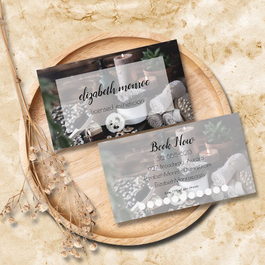 Spa handgeschreven script kalligrafie Loyalty Visitekaartje