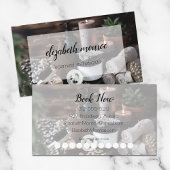 Spa handgeschreven script kalligrafie Loyalty Visitekaartje