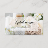 Spa handgeschreven script kalligrafie visitekaartje (Voorkant)