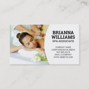 Spa Hotelvoorzieningen Massage Visitekaartje
