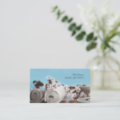 Spa House Massage Relax Beauty Salon Visitekaartje (Staand voorkant)