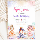 Spa-jama Verjaardagsfeestje Kaart