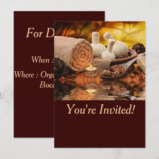 spa kaart (Voorkant / Achterkant)