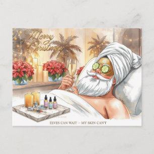 Spa Kerstthema met Sinterklaas Feestdagenkaart