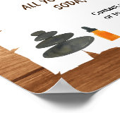 Spa leraar personeel waardering flyer poster (Hoek)