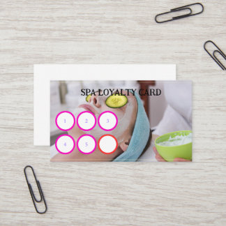 SPA LOYALITEIT KAART VISITEKAARTJE
