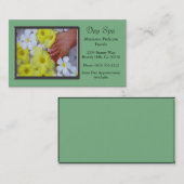 Spa Luxury Pedicure Manicure Afsprakenkaartje (Voorkant / Achterkant)