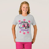 Spa make up Squad Birthday Girl T-shirt (Voorkant volledig)