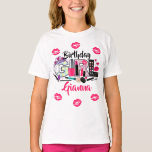 Spa Make Up Verjaardagsmeisje   T-shirt