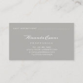 SPA Makeup Artist Silver Crown Royal Princess Afsprakenkaartje (Achterkant)