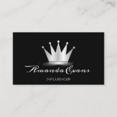 SPA Makeup Artist Silver Crown Royal Princess Afsprakenkaartje (Voorkant)