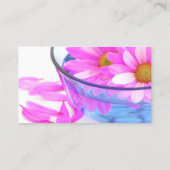 Spa Massage Bloemen Visitekaartje (Achterkant)