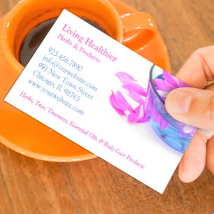 Spa Massage Bloemen Visitekaartje