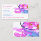 Spa Massage Bloemen Visitekaartje (Voorkant / Achterkant)