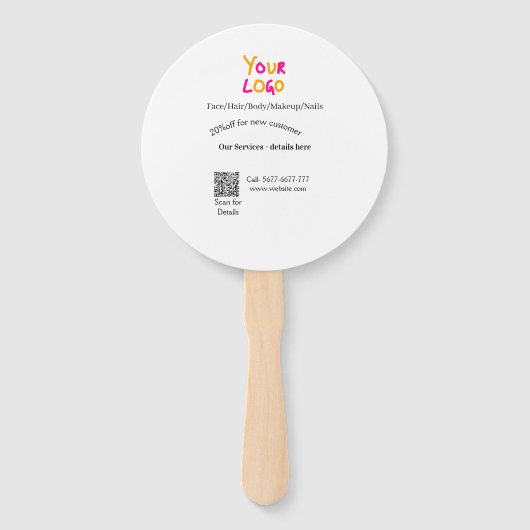 Spa massage salon discount offer services contact  handwaaier (Voorkant)