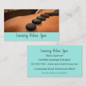 Spa, massage, schoonheidstherapeut visitekaartje (Voorkant / Achterkant)