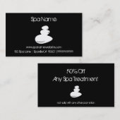 Spa Massage Stones Coupon Cards (Voorkant / Achterkant)