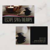 Spa Massage Therapist Clinic Wellness Business Visitekaartje (Voorkant / Achterkant)