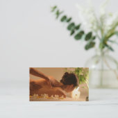 Spa Massage Visitekaartje (Staand voorkant)