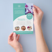 Spa-massage wellnesscentrum aqua-promofolder flyer (Hand)