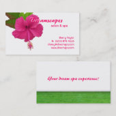 Spa/Massagetherapie Bloedventilator Visitekaartje (Voorkant / Achterkant)