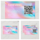 Spa moderne estheticus visitekaartje