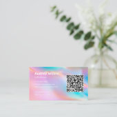 Spa moderne estheticus visitekaartje (Staand voorkant)